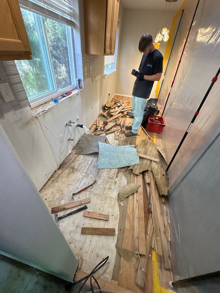 Controlled Demolition — kitchen water damage restoration in Lynnwood, WA